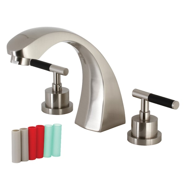 Kingston Brass KS4368CKL Roman Tub Faucet, Brushed Nickel KS4368CKL - main